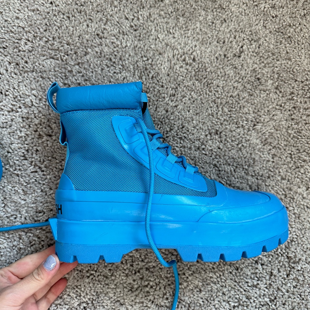 Converse Blue Boots